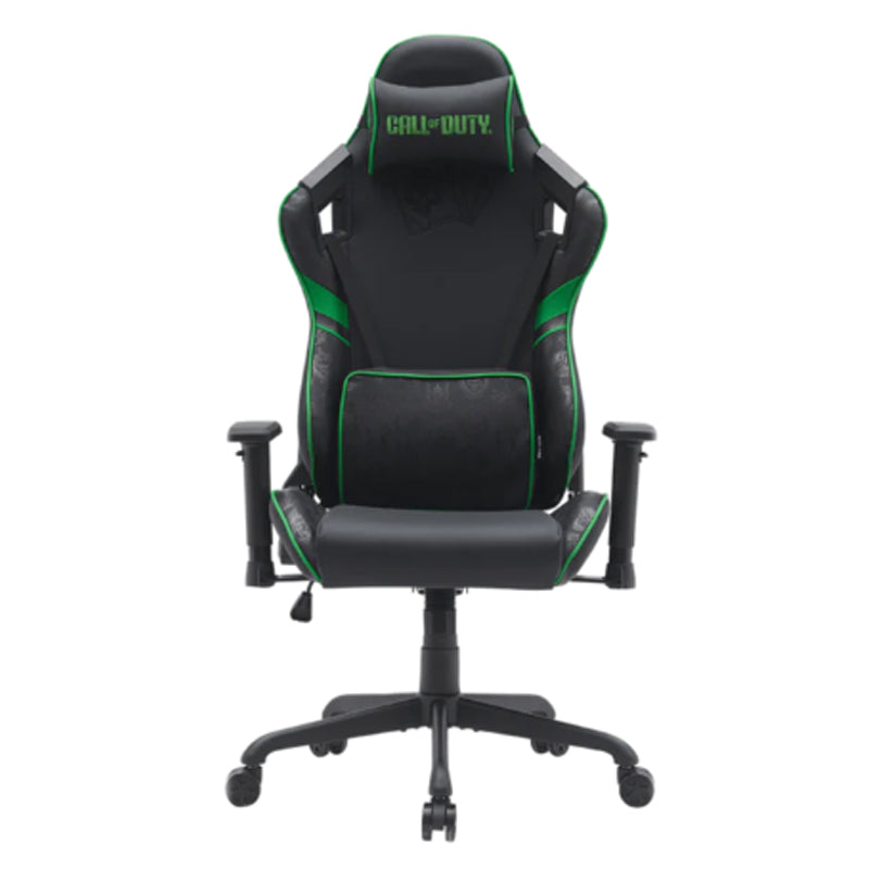 Call Of Duty (COD) x GAMEON Licensed Gaming Chair With Adjustable 2D Armrest & Metal Base - Green/Black Call Of Duty (COD) x GAMEON Licensed Gaming Chair With Adjustable 2D Armrest & Metal Base - Green/Black